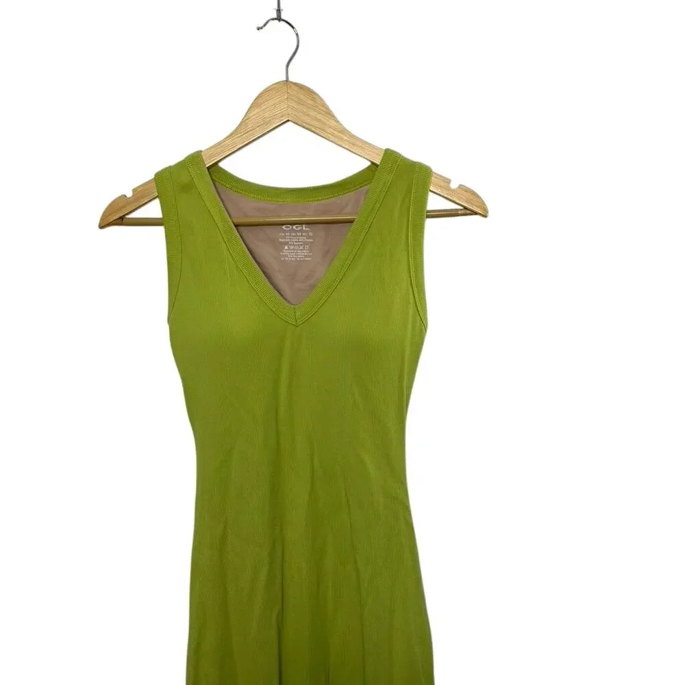 OGL Move Flattering V-neck A-line New Airy Brami Tank Dress Women's XS NEW - Picture 2 of 7